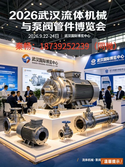 2026武汉国际流体机械与泵阀管件展览会