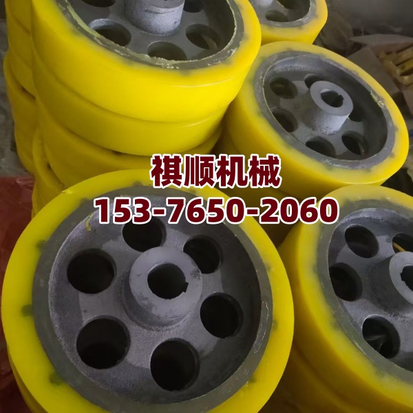 设备缓冲轮 轨距900mm聚氨酯包胶轮对轮组