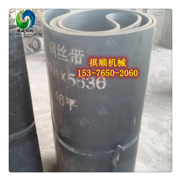 1350*5800双筋皮带 阻燃环形皮带矿用钢丝带