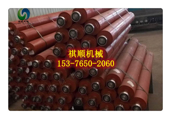 1100*159给煤机托辊 缓冲托辊弹簧支架平托辊